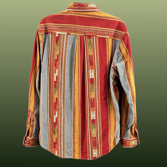 Territory Ahead - Men's Colorful LS Button-Down w/ Vertical Stripes - S - Picture 2 of 4